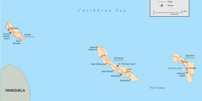 Térkép Holland Antillák