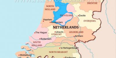 Hollandia a térképen